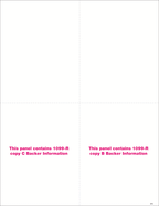 TF5179B 2023 Laser 1099-R 4-Up Blank with Backers Bulk 8 1/2 x 11"