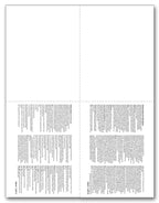 TF5179B 2020 Laser 1099-R 4-Up Blank with Backers Bulk 8 1/2 x 11"