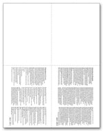 TF5179 2024 Laser 1099-R 4-Up Blank with Backer 8 1/2 x 11