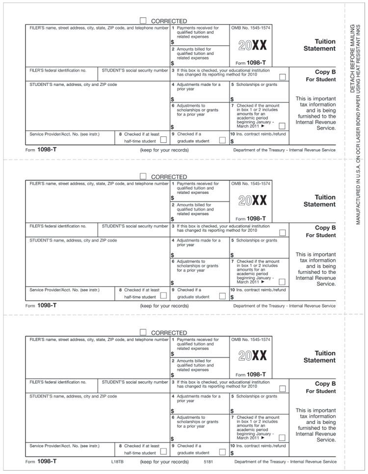 TF5181 2024 Laser 1098-T Student Copy B 8 1/2 x 11"