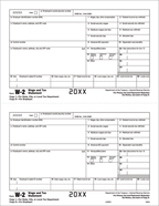 TF5204 2024 Laser W-2 Employer Copy 1/Copy D 8 1/2 x 11"