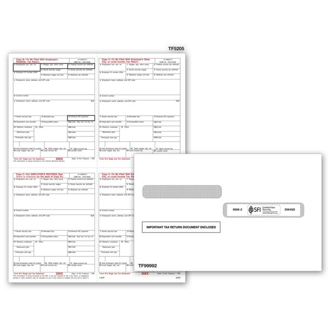 TF5205E 2024 Laser W-2 4-up...