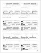 TF5214 2024 4-Up Employee Copy Laser W-2 M-Style 8 1/2 x 11"