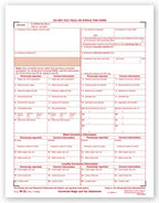 TF5313 2024 Laser W-2C Corrected Wage & Tax Statement SSA Copy A 8 1/2 x 11"