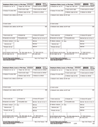 TF5405B 2024 Laser W-2 Employer Copy 4-Up Bulk 8 1/2 x 11"