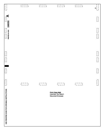 TF5501 2024 Laser 1099-MISC Income Blank Pressure Seal 8 1/2 x 11"