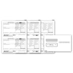 TF5648E 2024 Laser W-2 Magnetic Media Electronic Filing Set with Envelopes 8 1/2 x 11"