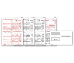 TF6102E 2024 Laser 1099-MISC Income 3-Part Set With Envelopes 8 1/2 x 11