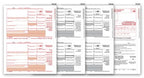 TF6107 2024 Laser 1099-DIV Dividend Income 4-Part Set 8 1/2 x 11"