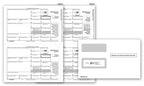 TF6113E 2024 Laser 1099-MISC 3-Part Electronic Filing Set And Envelope Kit 8 1/2 x 11"