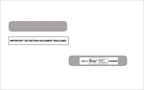 TF61612 2024 Double-Window Self-Seal Envelope for 4-up Laser W-2 and Laser 1099-R 9 x 5 5/8"