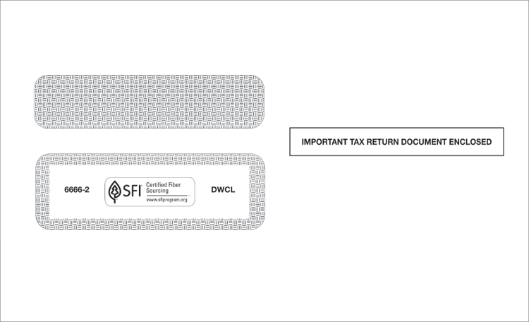 TF66662 2024 W-2 Double-Window Self-Seal...