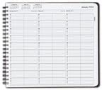 TIME31 TimeScan 2 Column Wirebound Book 15 Minute Interval 8am-6pm 12 x 11"