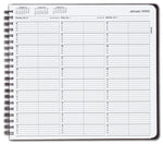 TIME31 TimeScan 2 Column Wirebound Book 15 Minute Interval 8am-6pm 12 x 11