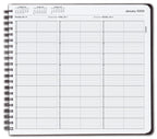 TIME33 TimeScan 2 Column Wirebound Book 10 Minute Interval 8am-6pm 12 x 11"