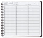 TIME33 TimeScan 2 Column Wirebound Book 10 Minute Interval 8am-6pm 12 x 11