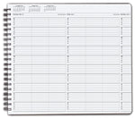 TIME51 TimeScan 3 Column Wirebound Book 15 Minute Spacing 8am-6pm 17 x 11