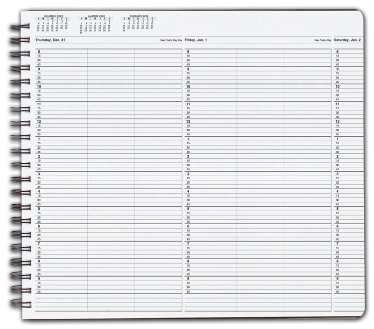 TIME59 TimeScan 3 Column Wirebound...