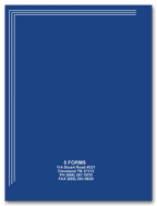TX2-B Income Tax Folder Imprinted 8 3/4 x 11 3/4"