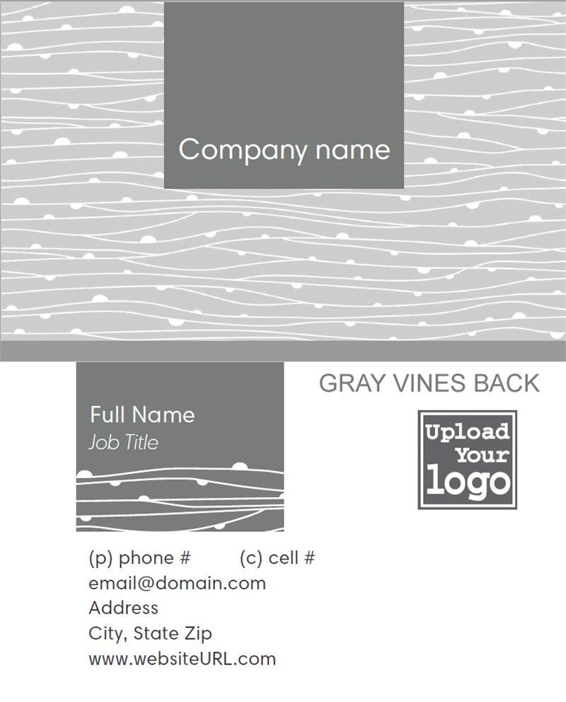 Full Color Vines Business Cards