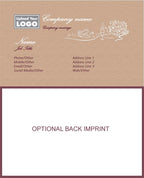Full Color Wedding Business Cards