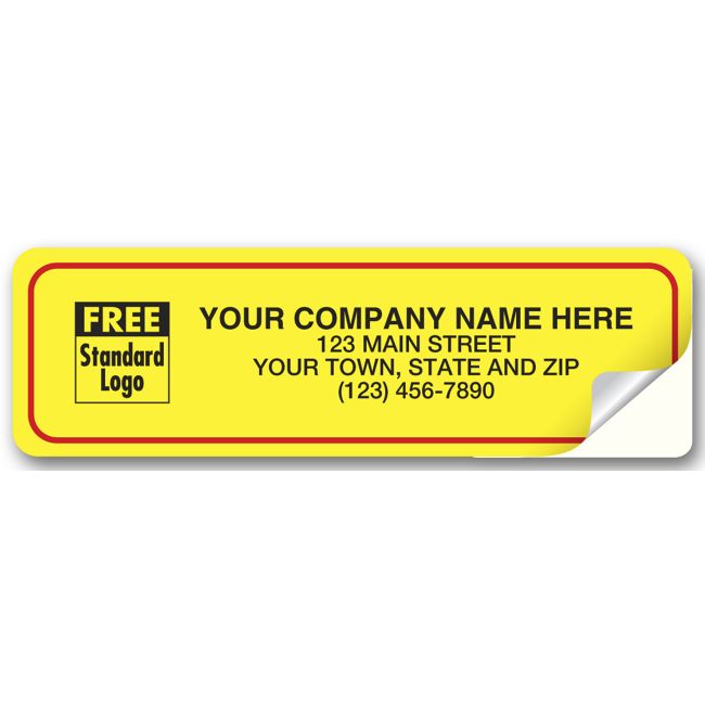 WIL2Y Weather Resistant Labels Laminated...
