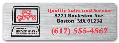 WR026 Rectangle Weatherproof Labels 3 x 1"