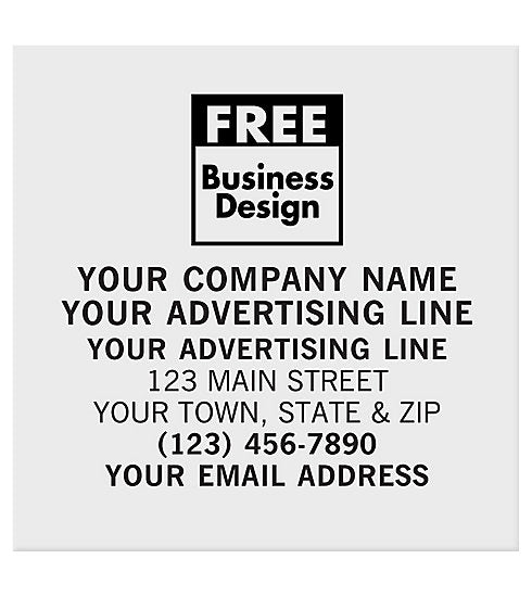 WR034 Square Weatherproof Labels 3 x 3"