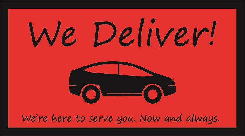 Full Color We Deliver Postcard...