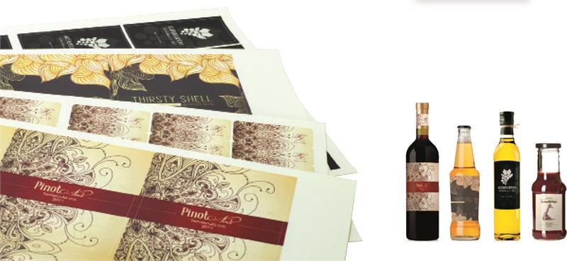 Full Color Wine and Bottle...