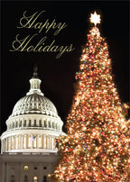 D2104 Christmas at the Capitol Regional Holiday Card 5 5/8" x 7 7/8"