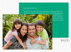 D2487 "Happy Holidays" Christmas Photo Card 7 7/8 x 5 5/8"