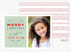 D2569 Oh So Very Merry Christmas Photo Card 7 7/8 x 5 5/8"