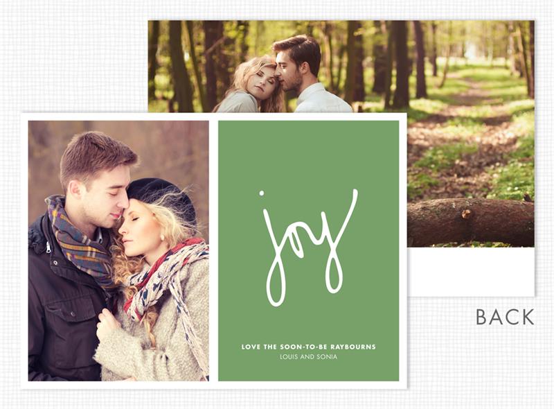 D2691 "Joy" on Green Shimmery...