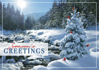HP02213 Sweet Seclusion Holiday Cards 7 7/8 x 5 5/8"