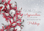 HP02302 Lustrous Appreciation Holiday Cards 7 7/8 x 5 5/8"