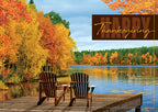 HP02309 Pure Bliss Thanksgiving Cards 7 7/8 x 5 5/8"