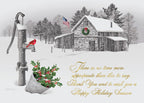 HP03388 Serene Thanks Holiday Cards 7 7/8 x 5 5/8"
