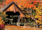 HP03395 - H09631 Patriotic Pass Thanksgiving Cards 7 7/8 x 5 5/8"