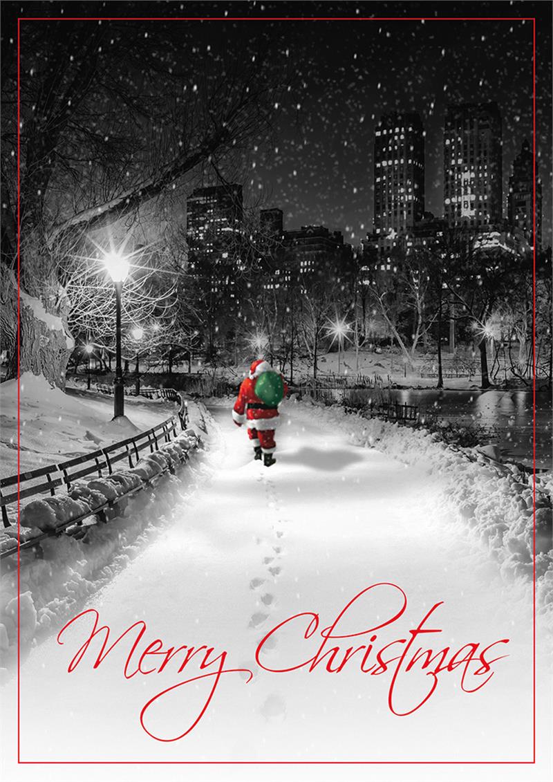 HP08302 Midnight Santa Christmas Cards...