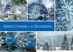 HP08304 Icy Blue Wonder Holiday Cards 7 7/8 x 5 5/8"