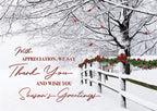 HP08314 Winter Wishes Holiday Cards 7 7/8 x 5 5/8"