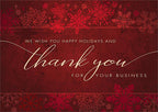HP08320 Deep Thanks Holiday Cards 7 7/8 x 5 5/8"