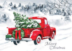 HP08322 Vintage Vibe Christmas Cards 7 7/8 x 5 5/8"
