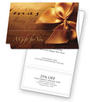HP13321 - N3321 Gift Wrapped Holiday Coupon Cards 7 7/8 x 5 5/8"
