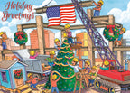 HP16322 - N6322 Christmas Crane Contractor & Builder Holiday Cards 7 7/8 x 5 5/8"