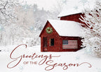 HV08801 Sweet Country Life Petite Holiday Greeting Cards 7 x 5"