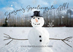 HV08808 Mr. Frosty Petite Holiday Greeting Cards 7 x 5"