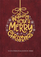 HV08812 Merry Wish Petite Holiday Greeting Cards 5 x 7"