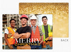 MT08958 Sense of Sparkle Flat Holiday Photo Cards 7 7/8 x 5 5/8"